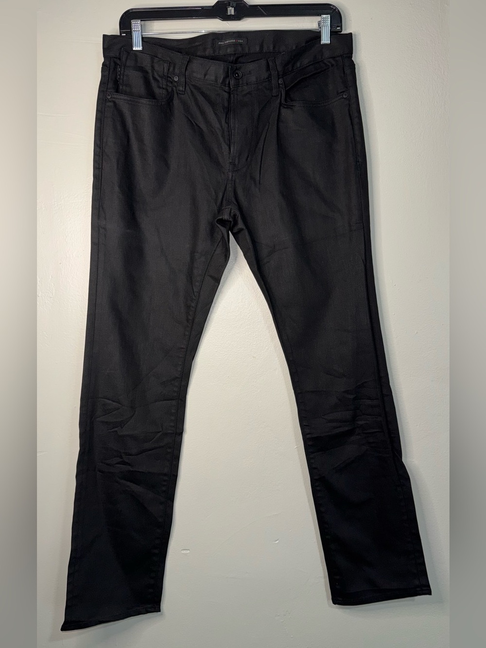 John Varvatos Black Slim Straight Jeans - Classic Men's Denim